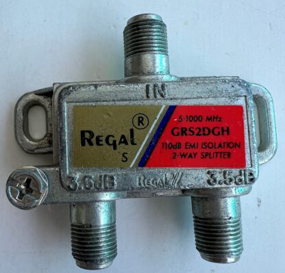 Lot Of 2 NEW  Regal  GRS2DGH  5-1000MHz  110dB EMI Isolation 2-Way Splitter - Image 5