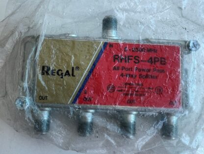 Lot Of 2  NEW  Regal  RHFS-4PB  5-2300MHz   All Port Power Pass  4-Way Splitter