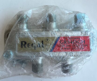 Lot Of 2  NEW  Regal  GRS4DGH  5-1000MHz   110dB EMI Isolation  4-Way Splitter