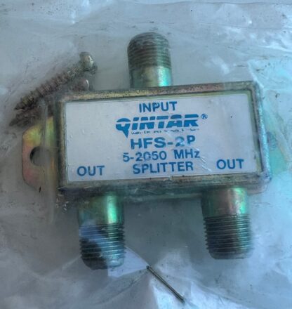 LOT OF 2  NEW Qintar HFS-2P  5–2050MHz 2-Way Splitter