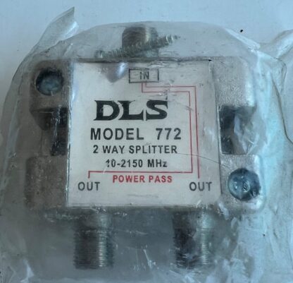 Lot Of 3   NEW  DLS-772   10-2150MHz  Power Pass 2 Way Splitter