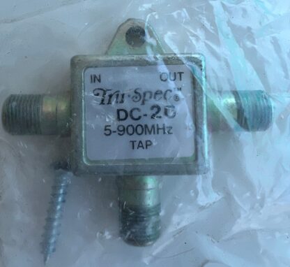 LOT OF 2  NEW  Tru-Spec DC-20   5-900MHz   2-Way  Sat Cable TV   Splitter