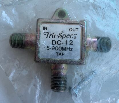 LOT OF 2  NEW  Tru-Spec  DC-12   5-900MHz   2-Way  Sat Cable TV   Splitter
