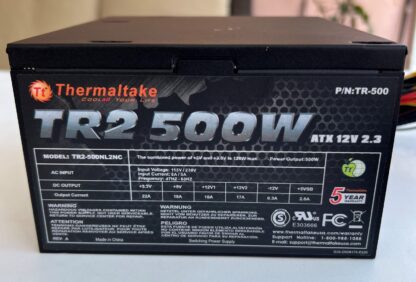 Thermaltake TR2-500NL2NC 500W Power Supply ATX 12V 2.3 Tested Good - Image 6
