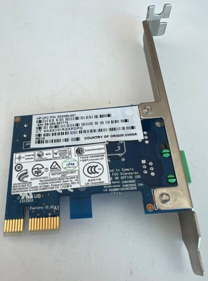 HP Concorde 56K Single-Port PCIe Data Fax Modem Card  503095-001 Tested - Image 4