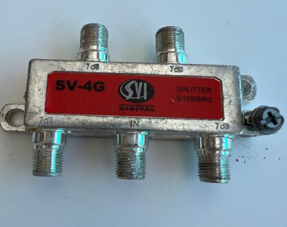 LOT OF 2 SVI SV-4G 5–1000MHz 4-Way Splitter