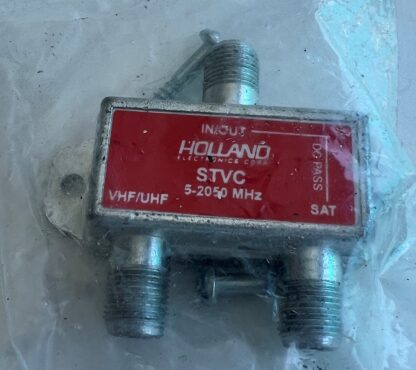 LOT OF 2  NEW Holland STVC  5-2050MHz  Diecast Sat Cable TV  Splitter