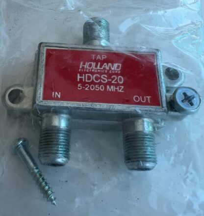 LOT OF 2  NEW  Holland HDCS-20  5-2050MHz  Diecast Sat Cable TV  Splitter