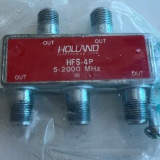 LOT OF 2  NEW  Holland HFS-4P  5–2000MHz 4-Way Splitter