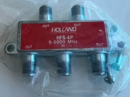 LOT OF 2  NEW  Holland HFS-4P  5–2000MHz 4-Way Splitter