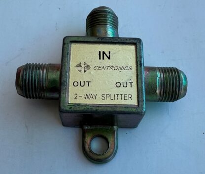 LOT OF 2  CENTRONICS 241   5-900MHz   2-Way  Sat Cable TV   Splitter