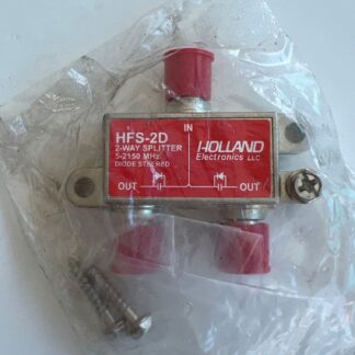 LOT OF 2 NEW Holland HFS-2D 5-2150MHz Diode Steered 2-Way Sat Cable TV Splitter