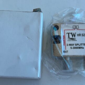 TW HR S2P  5-3000MHz 2 Way Splitter For Use With Satellite or Cable TV - NEW