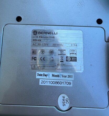 Bernelli HD-6K 3D HDMI LCD Projector  HDTV Ready, Comes With Mounting Pole - Image 9