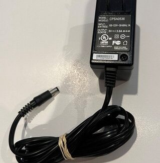 CPSA0536 AC Adapter Power Supply 120V 60Hz 1A 5V