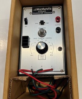 Micronta 22-024 Dynamic Transistor Tester From Radio Shack Made in Japan