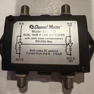 CHANNEL MASTER 52171FD DUAL 16dB IF LINE EXTENDER 950-2050MHz