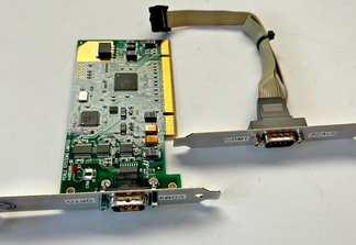 Combo Perle Systems 4405190-10 9-pin RS232 PCI Card + 9-pin COM Port for Desktop