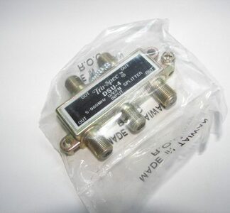 LOT OF 3 NEW 4-WAY Diecast Cable TV U/V/FM Coax Splitter Tru-Spec DSU-4 5-900MHz