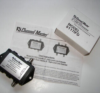 Satellite IF Line Extender 16dBIF 950-2050MHz Channel Master 5117IFD 12-22V Ampl