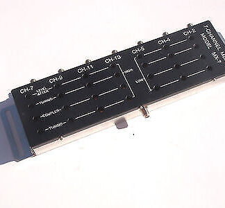 New Pico Macom 7 Channel Mixer MX-7 Passive 7-Channel VHF Separator-Combiner