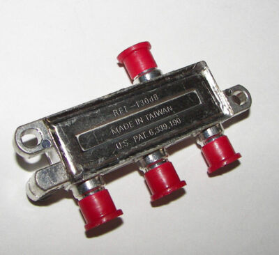 Lot of 2 NEW 3 WAY COAX CABLE SPLITTER SV-3G SVI DIGITAL 1 to 3 TV, SATELLITE - Image 3