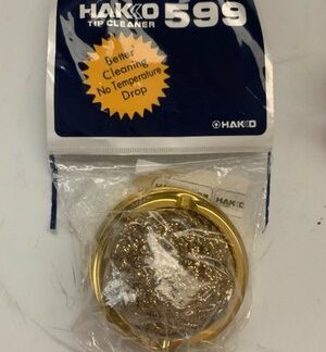Genuine Hakko 599 Solder Tip Cleaner, Non-Abrasive Brass, Universal, 1pc
