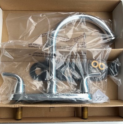 Seasons 412364 Anchor Point Two Handle Kitchen Faucet Polished Chrome - Image 2