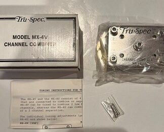 Tru - Spec Channel Combiner Model MX-4V With Tuning Instructions NEW
