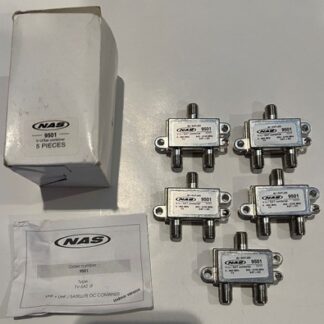 NAS 9501 V-U/SAT Combiner In/Out +DC Sold As Bundle Of 5 Units NEW