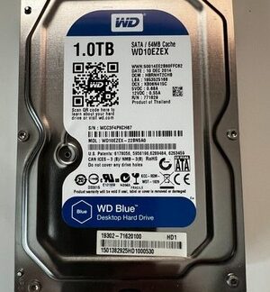 Western Digital Desktop Hard Drive WD10EZEX-22BN5A0 1TB 7200 RPM 64MB 3.5" HDD