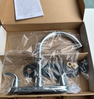 Seasons 412364 Anchor Point Two Handle Kitchen Faucet Polished Chrome