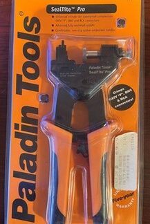 NEW Paladin 1555 SealTite Pro Universal Compression Crimper, CATV "F", BNC & RCA