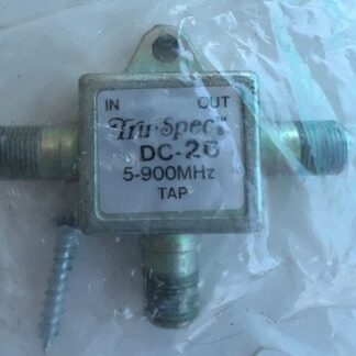 NEW   LOT OF 2    Tru-Spec DC-20   5-900MHz   2-Way  Sat Cable TV   Splitter