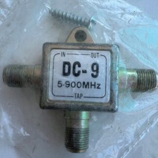 NEW    LOT OF 2     DC-9   5-900MHz   2-Way  Sat Cable TV   Splitter