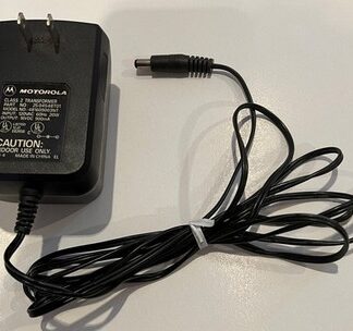 Motorola 2504548T01 481609OO3NT Class 2 Adapter 120VAC 60Hz 20W 16VDC 900mA