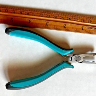 Excelta 500-89-US Pliers, Cut & Form Dog Leg, 0.050" to 1st Bend, 5.5" OAL