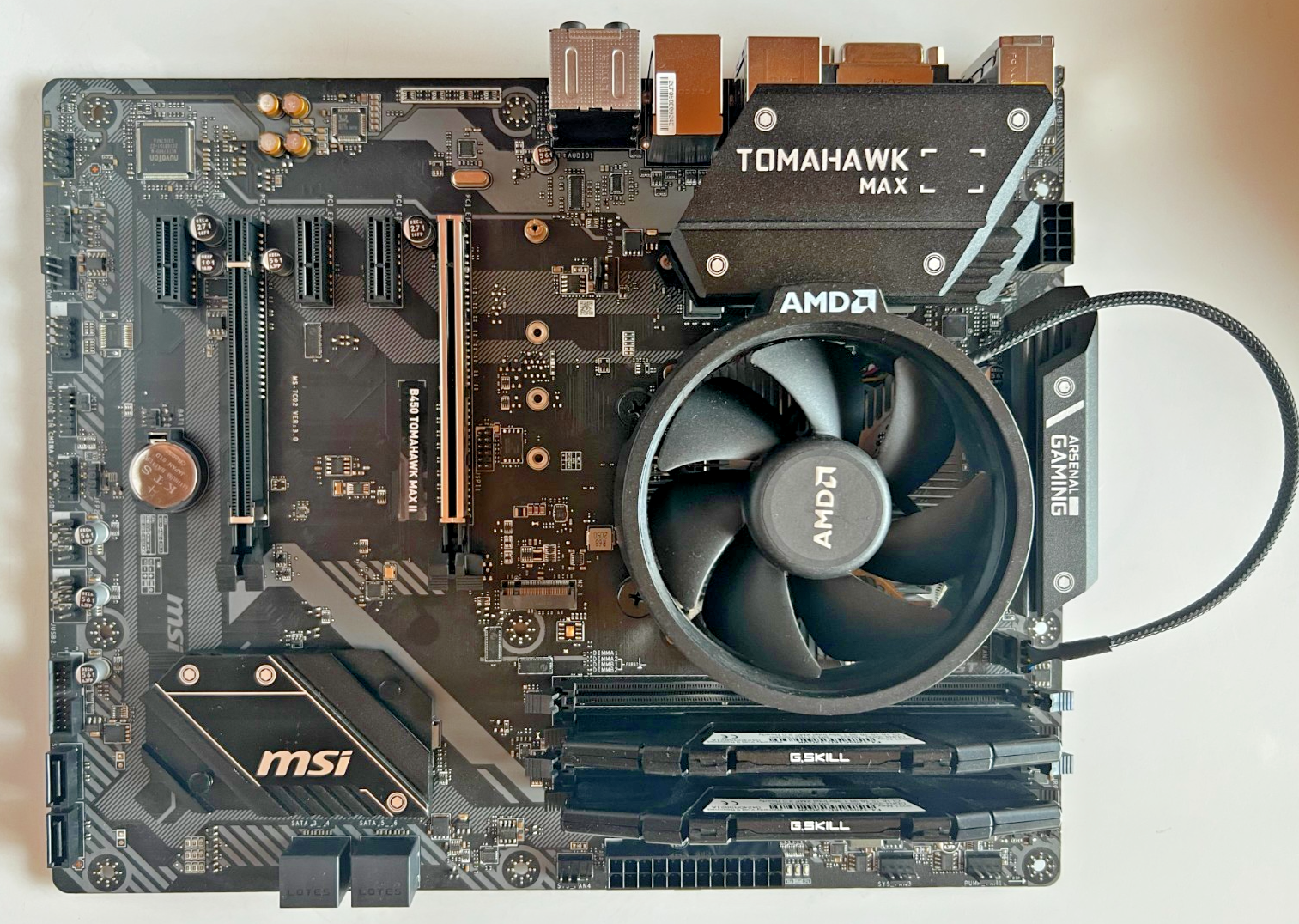Combo B450 Tomahawk MAX II MS-7C02 + AMD Ryzen 5 3600 6-Core CPU + 32GB DDR4 - Image 9