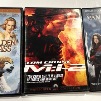 Set of 3 DVD's, Mission Impossible 2, Van Helsing, The Golden Compass.