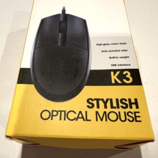 K3 Corded Stylish Optical Mouse NEW