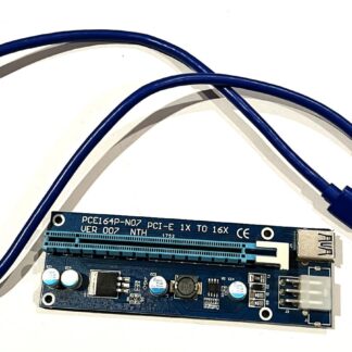 PCE164P-N07 VER 007 Riser Card adapter for Mining + USB to PCIe Cable