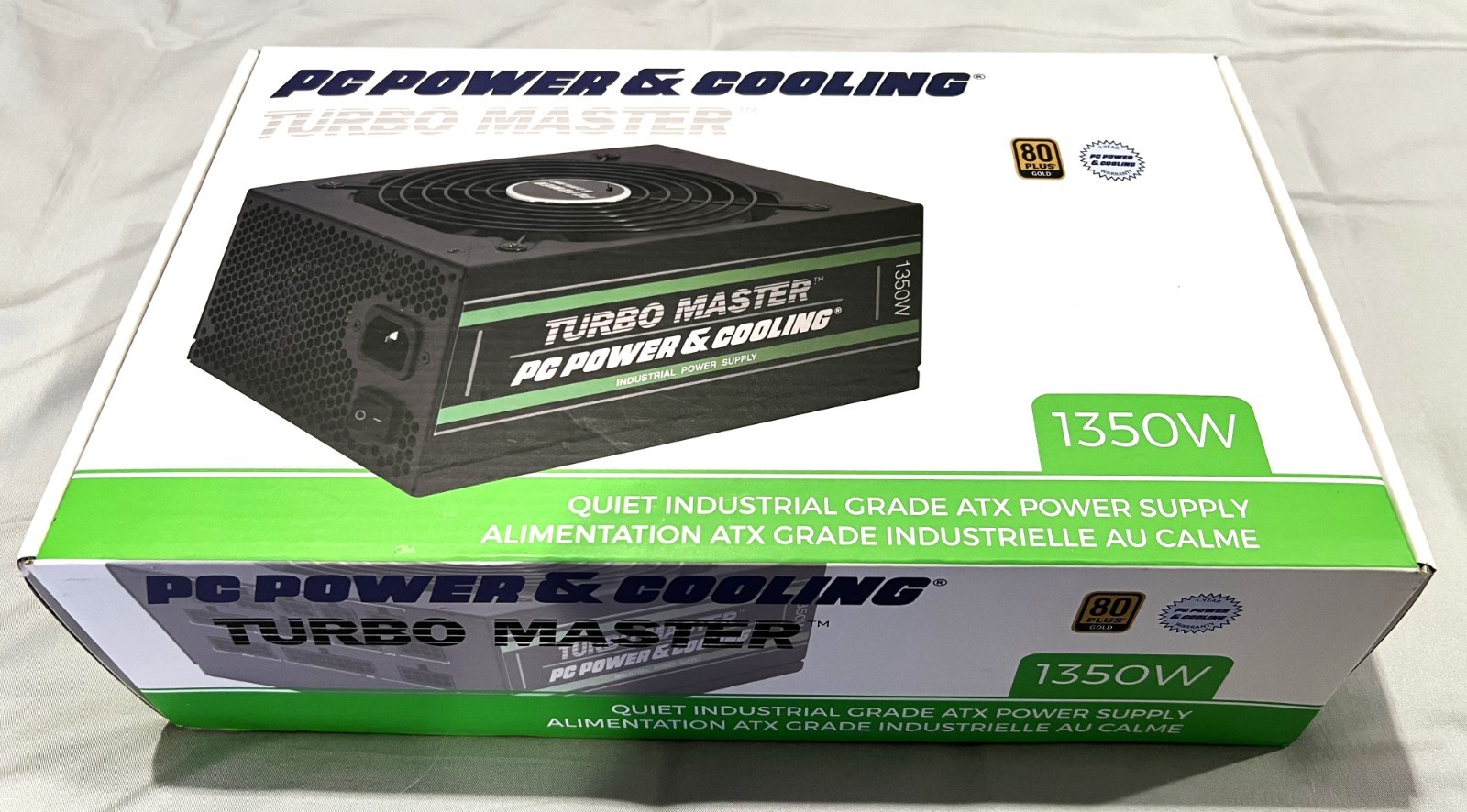 PC Power & Cooling Turbo Master Quiet Industrial Grade ATX Power Supply 1350W
