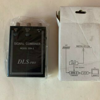 TV Signal Combiner DLS-PRO Model 209-3 - TV Antenna In, TV Set, Ch-3 - Brand NEW