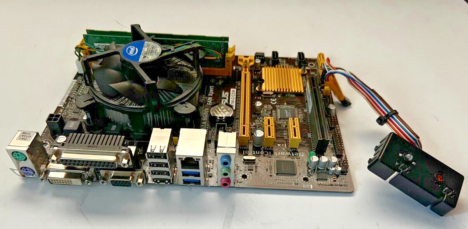Asus H81M-C/CSM MoBo + Intel i3-4150 3.5GHz CPU + HeatSink + 8GB RAM + PowBut - Image 8