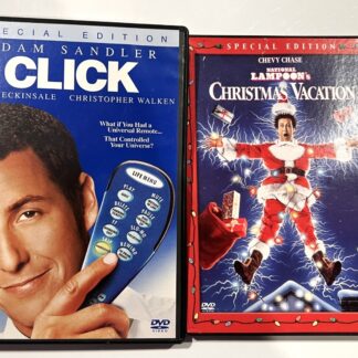 Set of 2 DVD's: National Lampoon's Christmas Vacation, Click