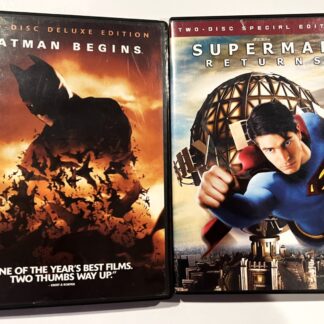 2 Sets: Batman Begins (2 Disc), Superman Returns (2 Disc)