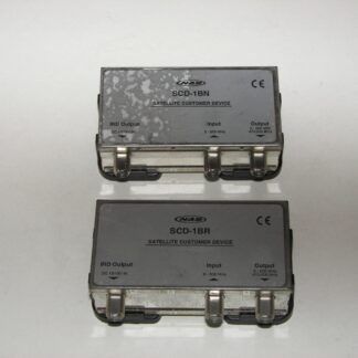 LOT OF 2 NAS Satellite Customer Device SCD-1BR + SCD-1BN IRD Out Off-Air Out
