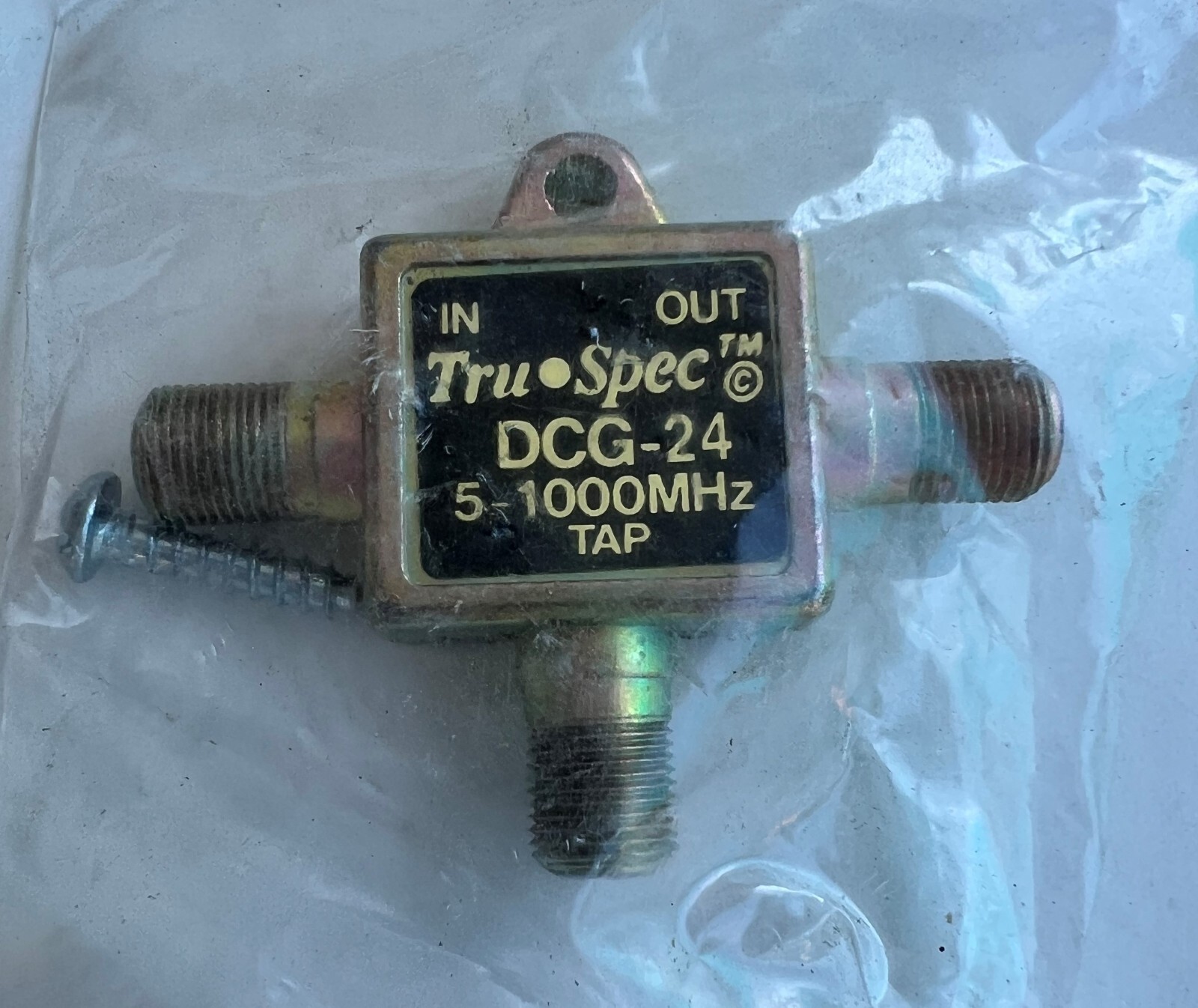 LOT of 2 Tru-Spec DCG-24 Single Tap Splitter 5-1000MHz