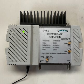 Cable TV Amplifier 35dB UHF-VHF-CATV Secure 47-862MHz - NAS BVS 7