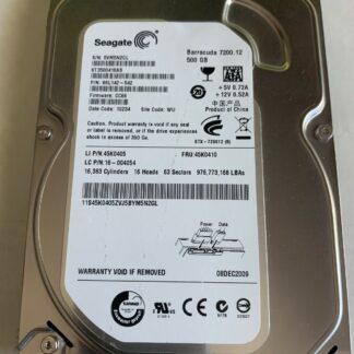 ST3500418AS Seagate Barracuda 500GB SATA 7200RPM 16MB Cache Internal Hard Drive
